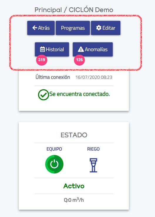 Interfaz maherapp