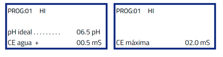 Fertilización en función del agua de entrada más diferencial